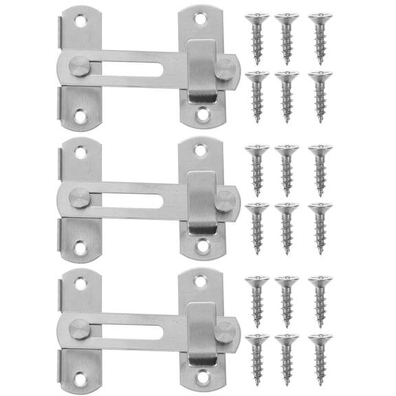 Gymnture Latch Door Hasp Pull Cabinet Box Handle Locks Lock Locking Security Lockable Stainless Over Steel Degree 90 Tool Knobs