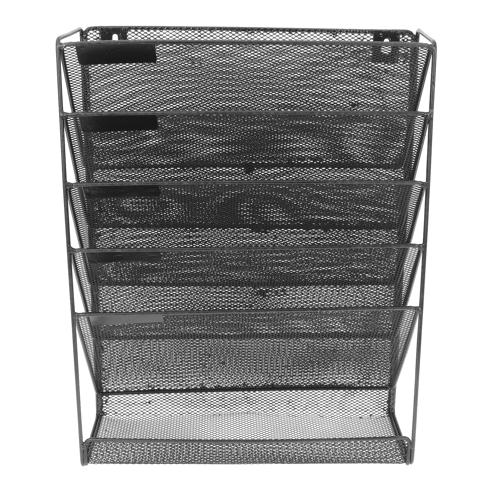Gymnture Metal Rack Office Desktop Document Holder Magazine Rack Black ...