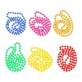 thumbnail image 1 of LABSERRON Party Necklaces Plastic Assorted Color For Families Masquerade Party 2Pack, 1 of 10