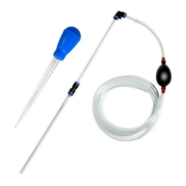 Gymnture Mini Aquarium Gravel Cleaner Fish Tank Vacuum with Nozzle