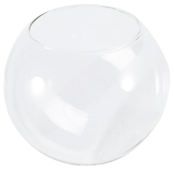 FRCOLOR Transparent Glass Pet House for Hamsters Small Animals Summer Cooling Nest 6.3x3.9 Inches