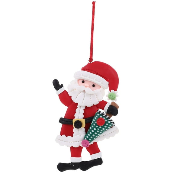 Gymnture Mini Santa Claus Xmas Tree Hanging Ornaments for Winter Holiday Party Decor