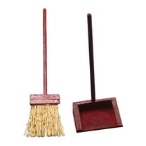 Gymnture Miniature Dollhouse Accessories Mini Cleaning Set Furniture Dolls Tools Broom House