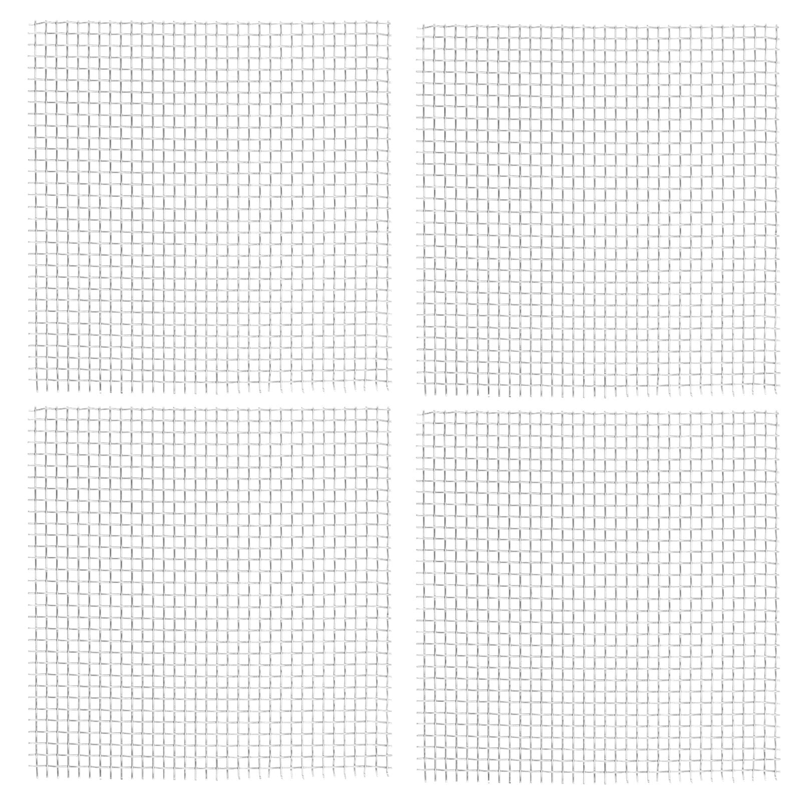 LINLAN 9 PCS Aquarium Moss Mesh – 3.1x3.1 Inch 304 Stainless Steel Sheets For Aquatic Moss, DIY Aquascaping, Shrimp Tanks & Filtration