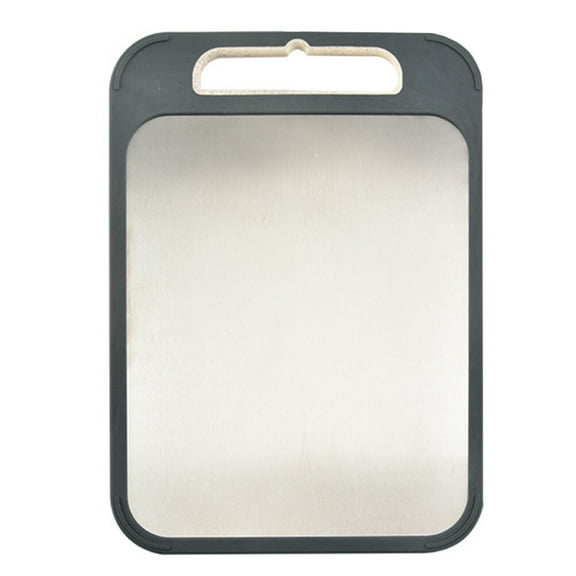 Gymnture Multifunctional Stainless Steel Double-Sided Cutting Board
