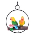 thumbnail image 1 of Gymnture Parrot Statue Bird Ring Perch for Garden Decor, 1 of 11