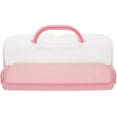 thumbnail image 1 of Gymnture Portable Plastic Bread Storage Box - Rectangular Loaf Keeper Container for Bread, 1 of 10