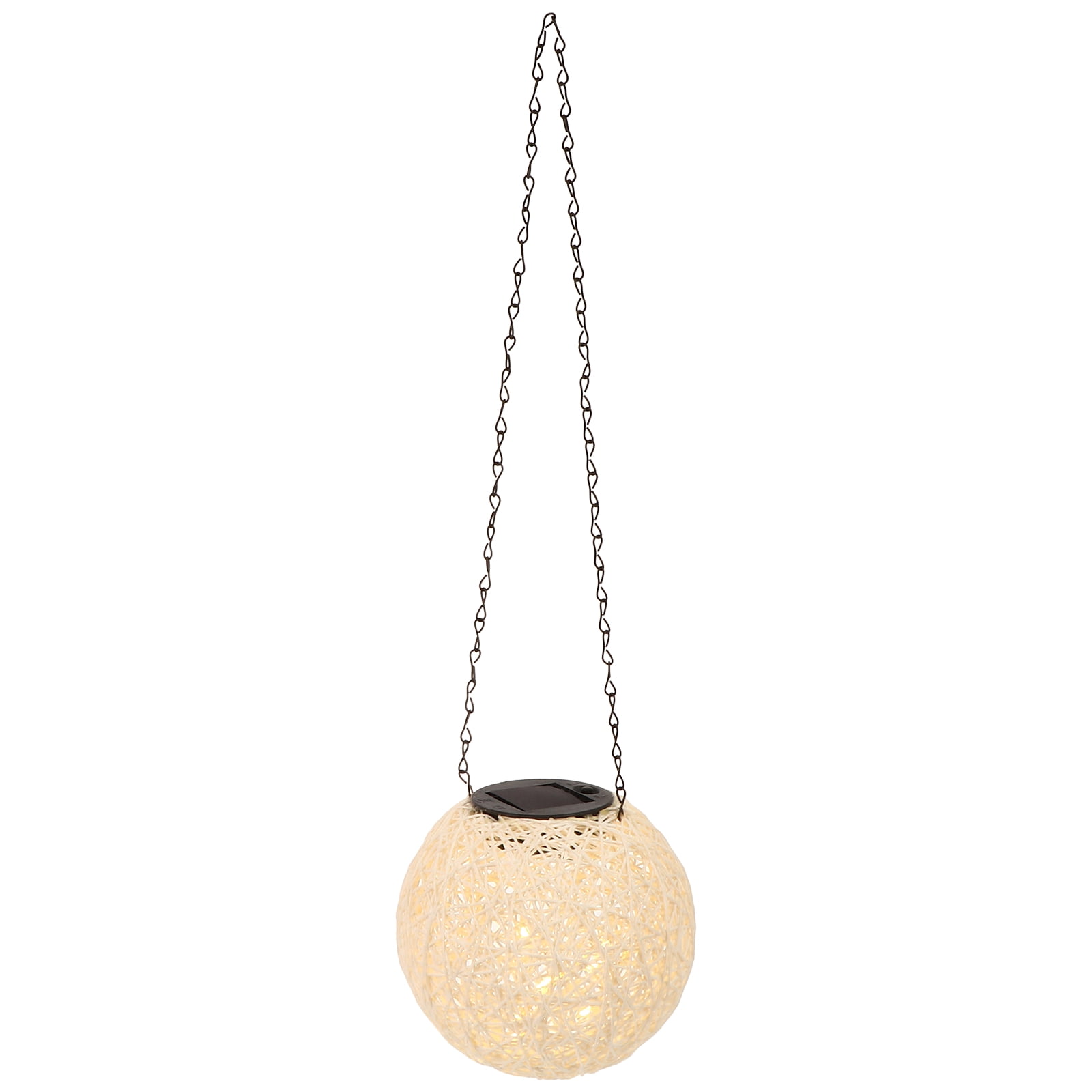 Gymnture Rattan Solar Pendant Light for Bar Coffee Shop Bedroom Restaurant