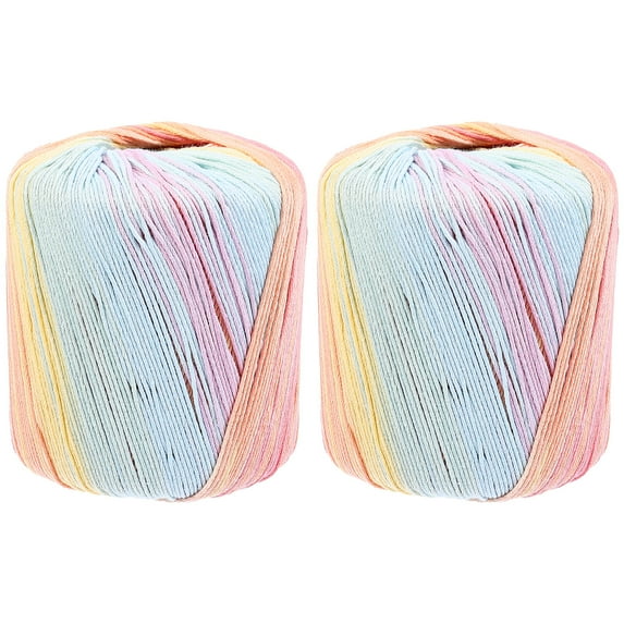 LABSERRON Craft Rope Multi Colored 2 Rolls 130X0.08X0.08In