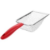 Gymnture Stainless Steel Cat Litter Scoop for Kitten Box - Red