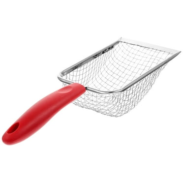 Gymnture Stainless Steel Cat Litter Scoop for Kitten Box - Red