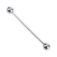 thumbnail image 1 of Gymnture Stainless Steel Industrial Barbell Earrings Men Helix Cartilage Tragus Earring, 1 of 10