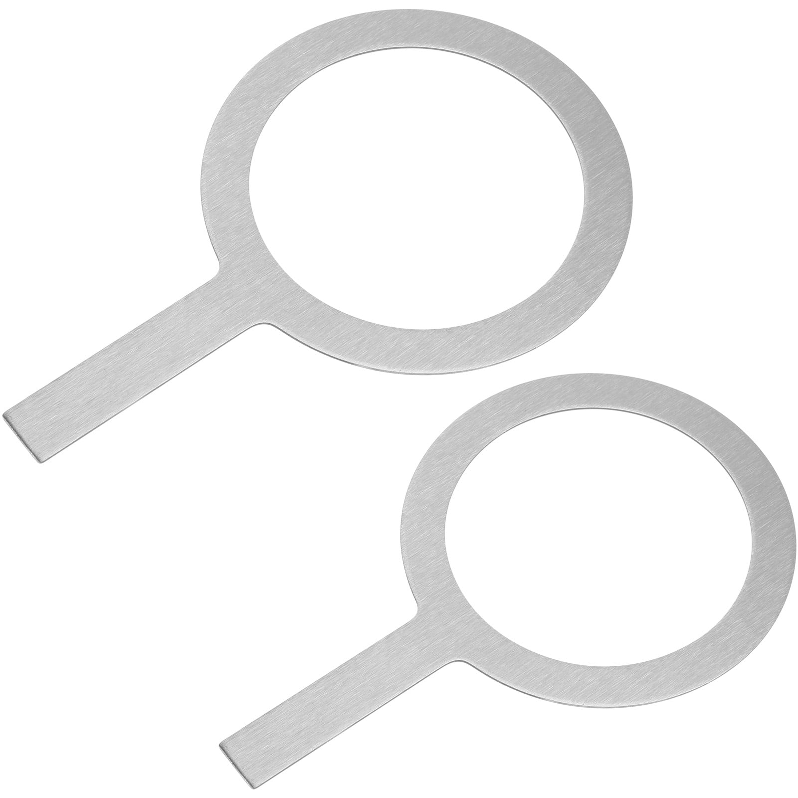 Gymnture Stainless Steel Tea Cup Set with Handle and Rim Cover for DIY