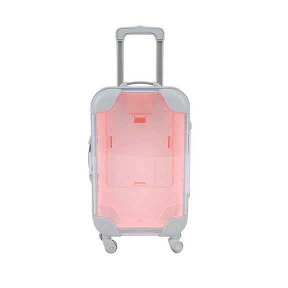 Gymnture Suitcase Travel Suitcase Mini Toy Luggage Miniature Kids Simulation Luggage Box Rollingdolls Baby