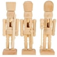 thumbnail image 1 of Gymnture Unfinished Wood Nutcracker Ornaments - DIY Christmas Craft (Random Style), 1 of 10