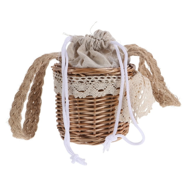 Gymnture Vintage Wedding Flower Girl Basket