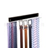 Gymnture Wall Mounted Tie Rack Tie Belt Hanger Scarf Hanger With Hooks Tie And Belt Organizer Wall Hanging Hook Multifunctional Hanger