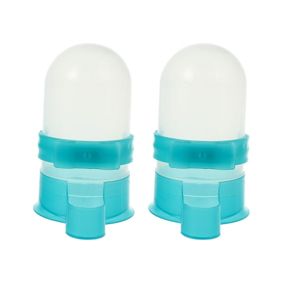 Gymnture Water Feeder Bird Pigeonhanging Feeders Cage Dispenser Quail Automatic Drinker Birdswaterer Wastewaterers Chicken 500Ml