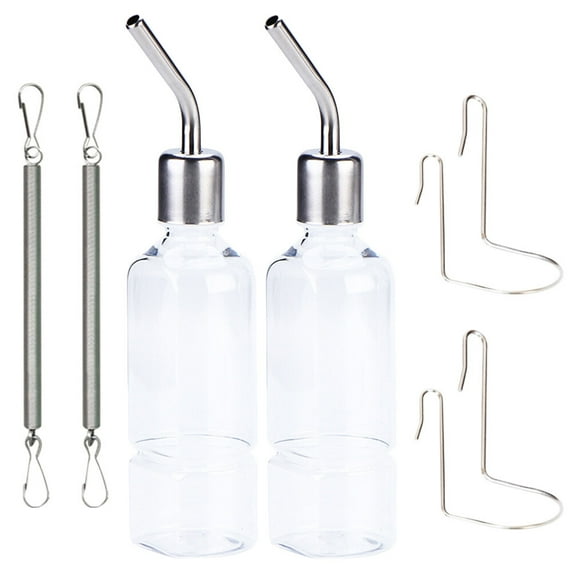 Gymnture Water Hamster Bottle Dispenser Rabbit Drinking Cage Fountain Hanging Pets Cratedrip Pet Feeder