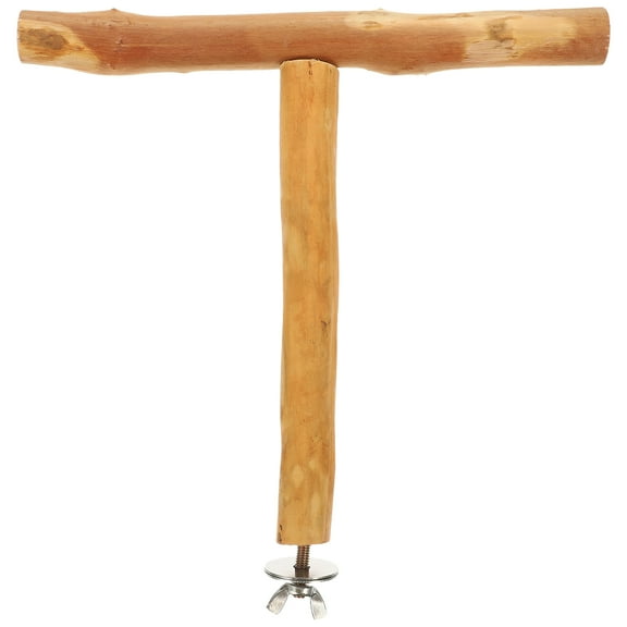 Gymnture Wooden Bird Perch Rod for Parakeet Parrots Cockatiel