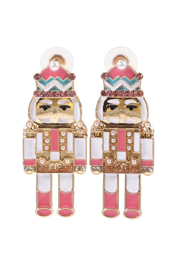 christmas 1 Pair Nutcracker Earrings Fashion Dangle Earrings Women Drop Earrings Unique Jewelry