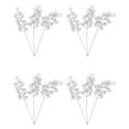 thumbnail image 1 of Gymnture christmas 12pcs Silver Sequin Christmas Berry Stems for Wreath & Tree, 1 of 10
