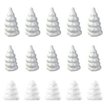 Gymnture christmas 15pcs Foam Modelling Tree DIY Party Decorations Christmas Xmas Tree Ornaments
