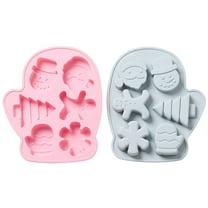 Gymnture christmas 2 Christmas Silicone Molds for DIY Kitchen Supplies