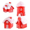 thumbnail image 1 of Gymnture christmas 4Pcs Mini Christmas Village Houses - Random Style, 1 of 10