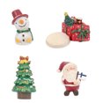 thumbnail image 1 of LABSERRON Resin Craft Christmas Micro Adornments Multi 4Pcs 2X1.6X1.2In, 1 of 11