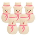 thumbnail image 1 of Gymnture christmas 5pcs Unfinished Wooden Snowman Peg Dolls for Painting Craft, 1 of 10