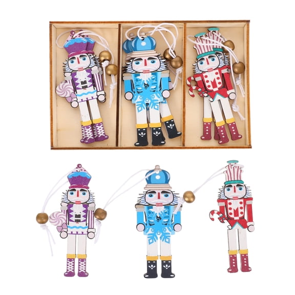 LABSERRON Nutcracker Pendant Multi Colored 3.54X1.57X0.08in