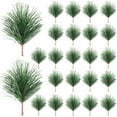 thumbnail image 1 of Gymnture christmas Artificial Green Pine Needles Branches - 24pcs, 1 of 11