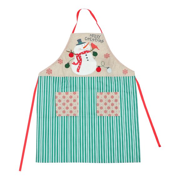 Gymnture christmas Barber Apron Christmas Theme Kitchen Cooking Apron Fashionable Apron Accessory