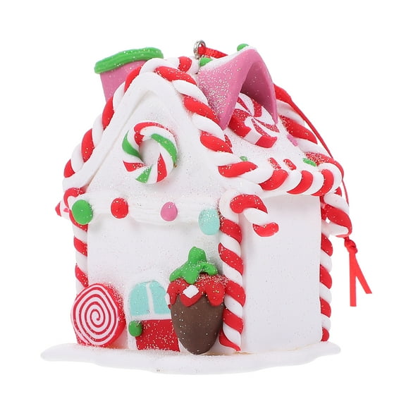 Gymnture christmas Christmas Clay House Xmas Gingerbread Village Decor