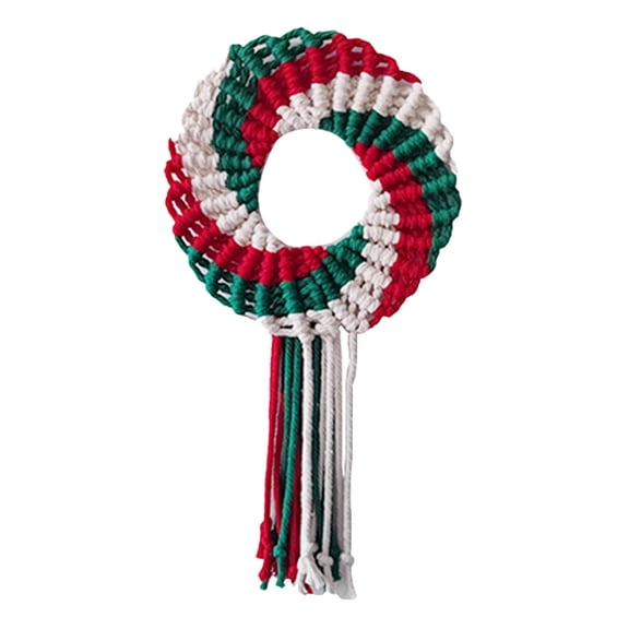 Gymnture christmas Christmas Macrame Cotton Garland for Tree & Wall Decoration