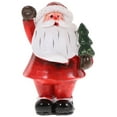 thumbnail image 1 of Gymnture christmas Christmas Santa Figurine Resin Statue Miniature Cake Topper Xmas Ornament Red, 1 of 10