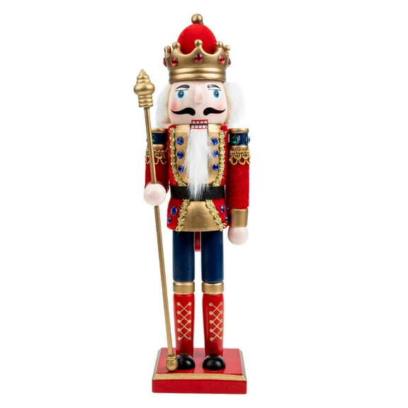 Gymnture christmas FOMIYES Christmas Nutcracker Wooden Soldier Figurines for Home Decor