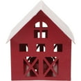 thumbnail image 1 of Gymnture christmas Farmhouse Metal House Votive Candle Holders for Christmas Tabletop Mantel, 1 of 10