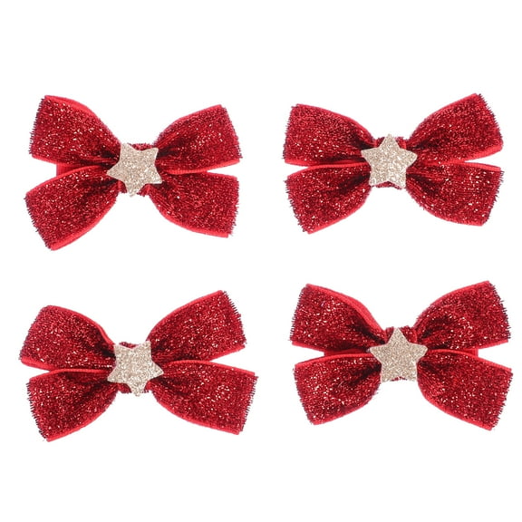 Gymnture christmas Hair Christmas Clip Xmas Barrettes Children Stocking Santa Supplies Party Accessories Kids Hairpin Pin Bowknot Holiday