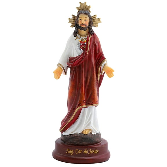 Gymnture christmas Resin Jesus Statue Religious Figure Home Decor