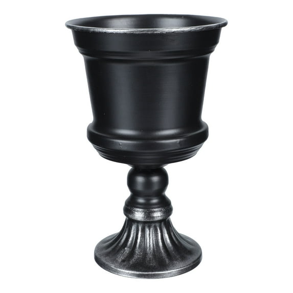 Gymnture christmas Tall Metal Urn Planter for Indoor/Outdoor Garden Flowerpot