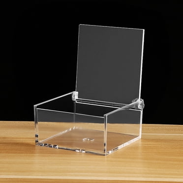 Acrylic Display Case Plastic Box Cube Storage Box Transparent Assemble ...