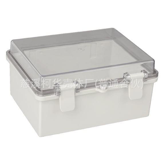 Gymnture outlet cover box Waterproof Electrical Junction Box Plastic Dustproof Ip65 Outdoor Project Enclosure With Hinged Shell And Mounting Plates