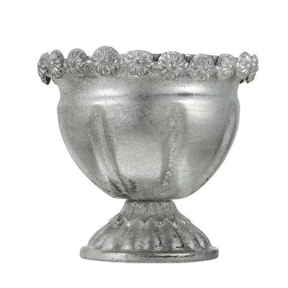 Gymnture spring Iron Moroccan Planter Flower Pot for Home Office Galvanized Vintage Decor