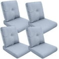 thumbnail image 1 of Gymojoy 22 in. x 25 in. x 4 in.Deep Seat Cushion Set, Olefin 8-Piece Deep Seating Outdoor Replacement Lounge Chair loveseat Sofa Cushion in Baby Blue, 1 of 11