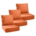 thumbnail image 1 of Gymojoy 24 in. x 24 in. x 6 in.Deep Seat Cushion Set, Olefin 6-Piece Deep Seating Outdoor Replacement Lounge Chair loveseat Sofa Cushion in Turquoise, 1 of 6