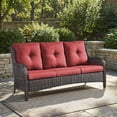 thumbnail image 1 of Gymojoy 3-Seater Outdoor Wicker Sofa, Rattan Deep Seat Patio Couch with Removable Cushions for Balcony, Deck & Backyard, 1 of 9
