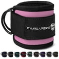 thumbnail image 1 of Gymreapers Ankle Strap – Exercise & Fitness Accessory for Cable Machines, Padded Neoprene Ankle Cuff (Pink, 1 Strap), 1 of 5