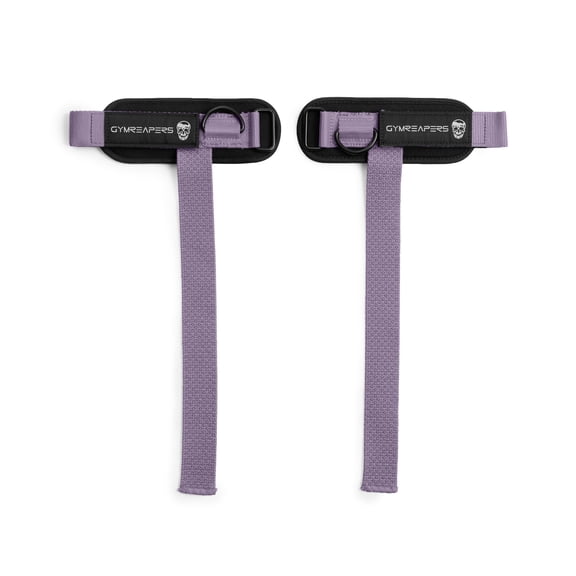 Gymreapers GripLink Lifting Straps – Heavy Duty D-rings Wrists Straps with Anti-Slip Silicone Grip Beads, Cushioned, Adjustable Support for Deadlifts, Powerlifting, Cable Machines and Gym Trainings